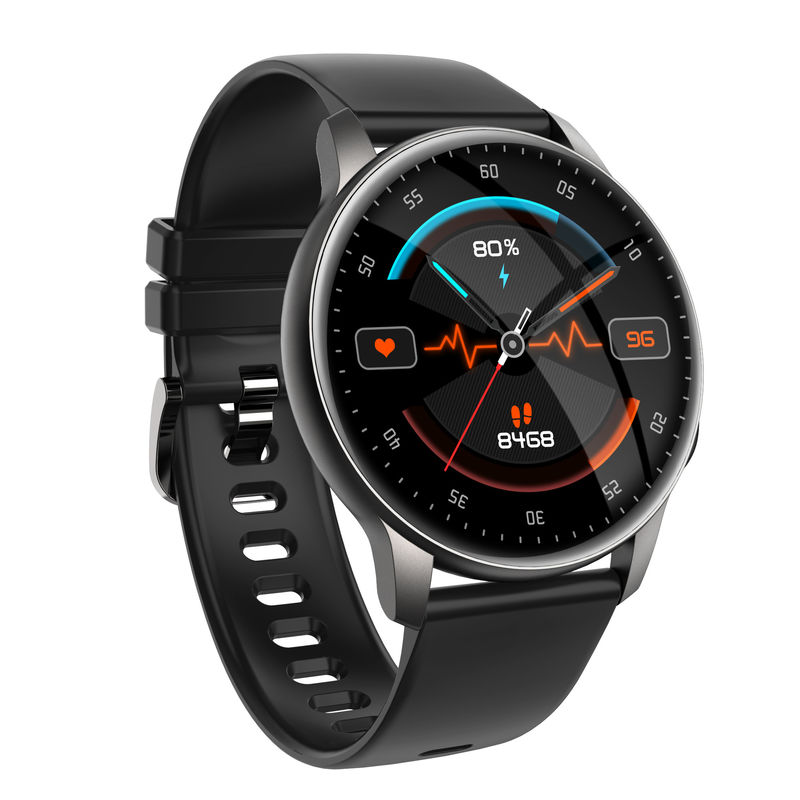 Multipurpose Smartwatch GPS NFC , 1.3'' Smart Watch Large Screen Heart Rate Bracelet