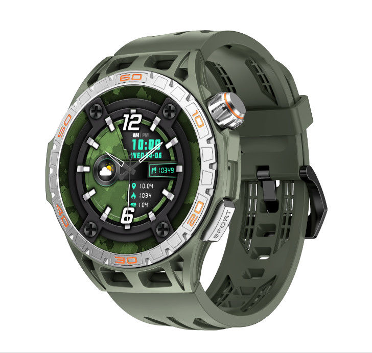 Heart Rate Monitoring Smart Watch With 1.43" Screen IP68 Waterproof BT Calls