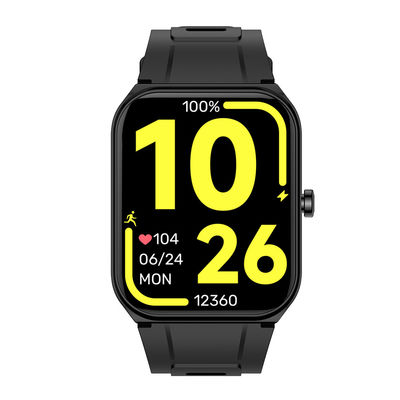 Smartwatch di forma quadrata con cinturino da 22 cm con batteria da 240 mAh / monitor del sonno / messaggio rapido